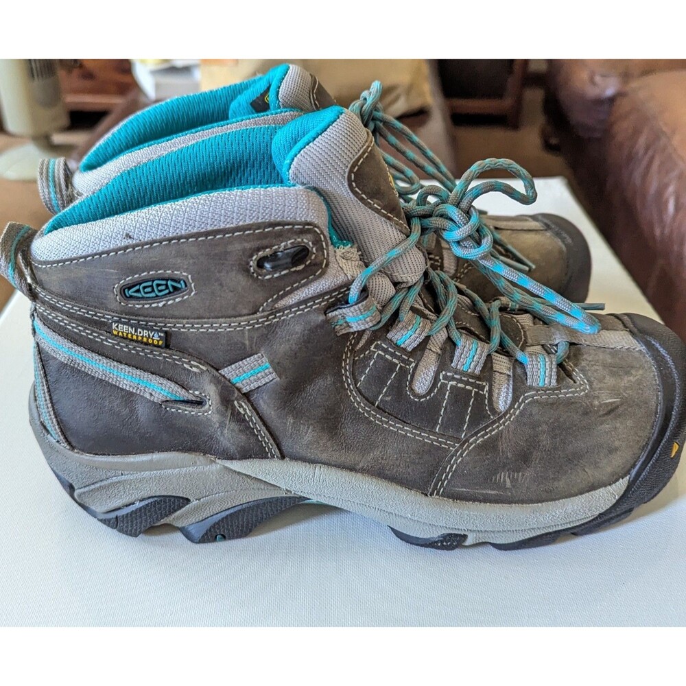 KEEN Utility Women's Detroit Mid Waterproof Steel Toe Work Boots 10 US / 40.5 EU